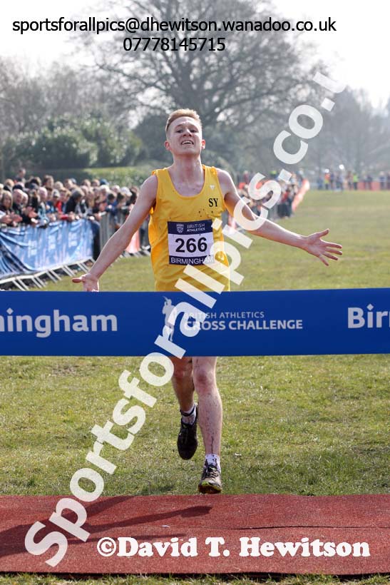 Mens under-20s 2016 Inter Counties Cross Country Champs. and Cross Challenge Final, Cofton Park, Birmingham. Photo: David T. Hewitson/Sports for All Pics